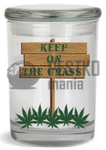 Słoik “Keep On The Grass” (“Keep On The Grass” stash jar for 1/2 Ounce)